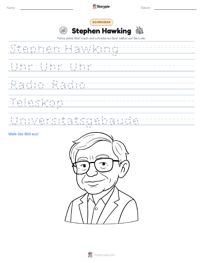 Schreibübung