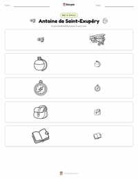 Antoine de Saint-Exupéry printable worksheet preview