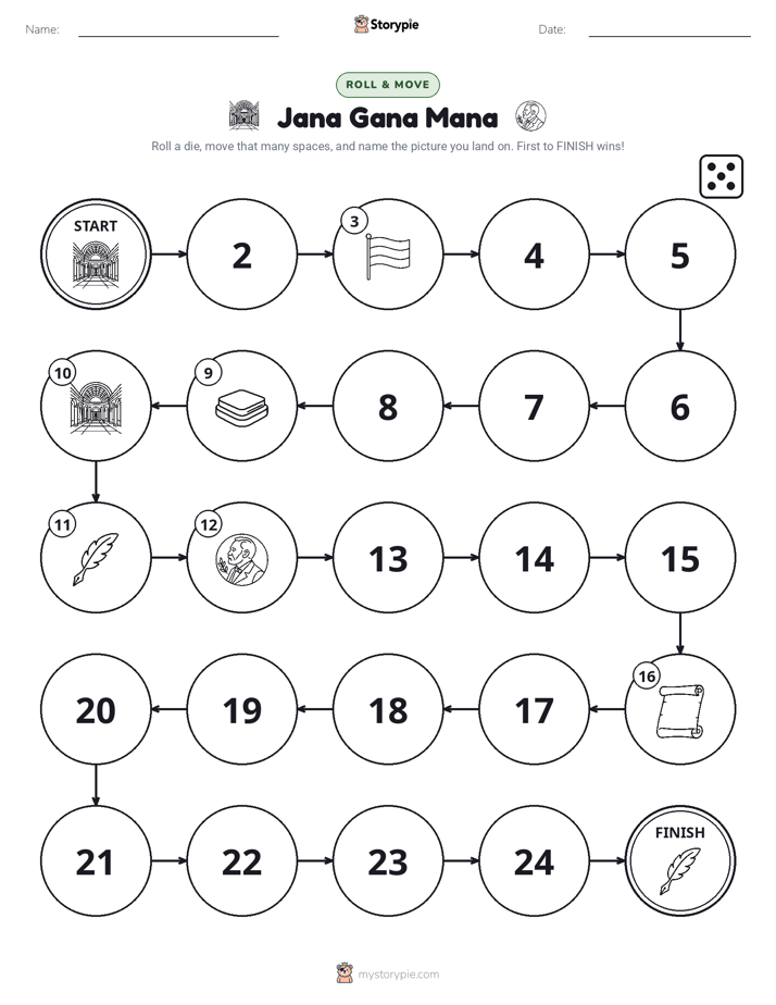 Roll & Move Game