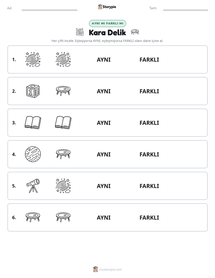 Aynı mı Farklı mı