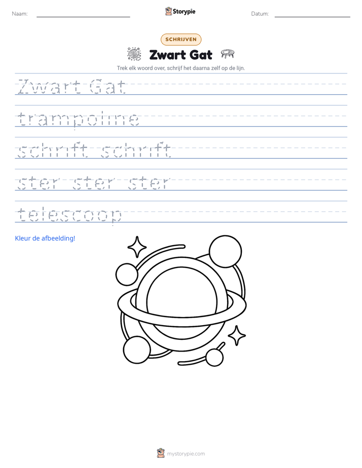 Schrijf Oefening