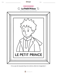 Aperçu de la feuille de travail imprimable Le Petit Prince
