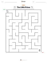 The Little Prince printable worksheet preview