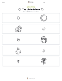 The Little Prince printable worksheet preview