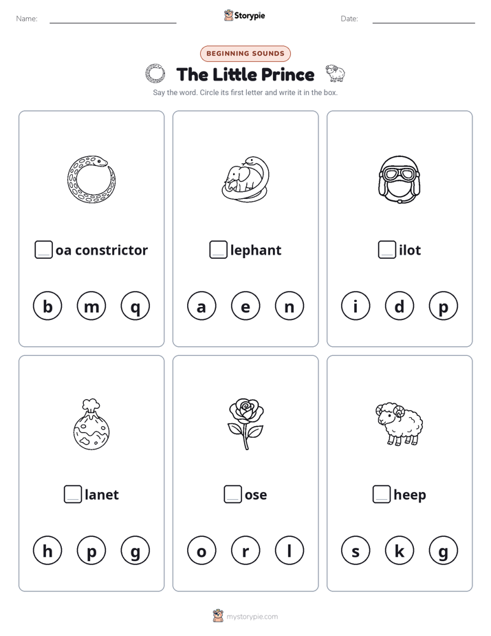 Beginning Sounds