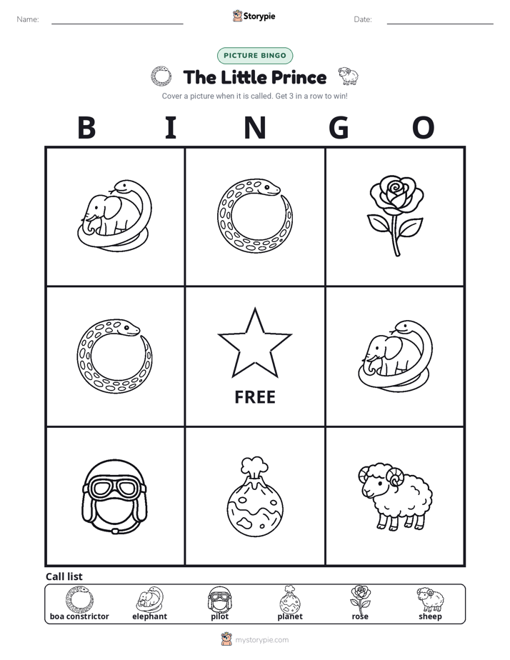 Picture Bingo