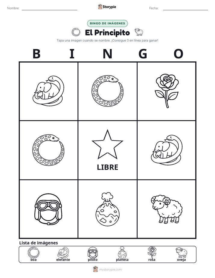 Bingo de Imágenes