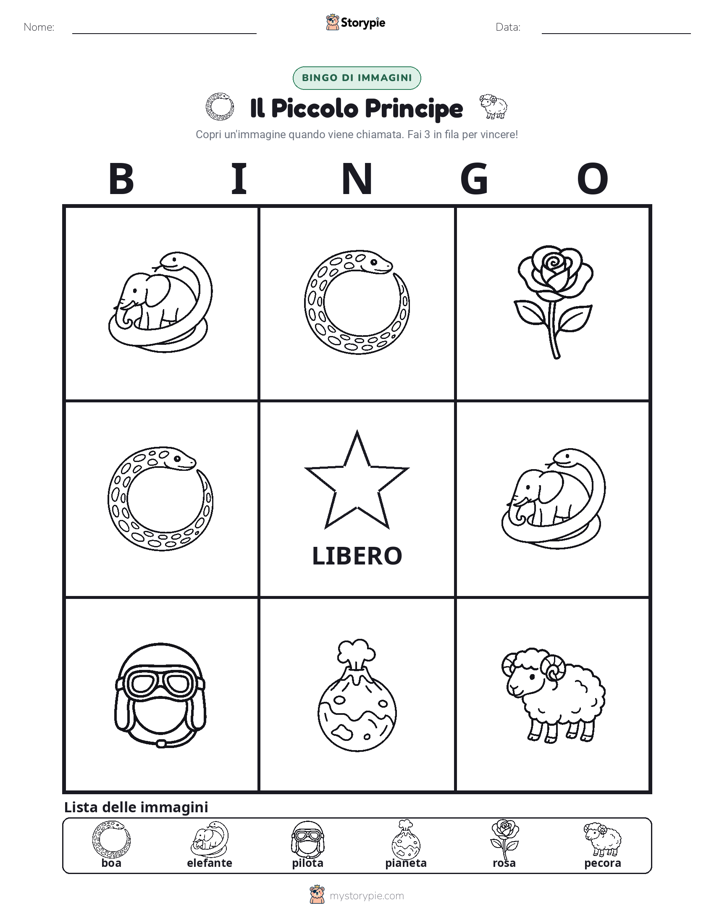 Bingo delle Immagini
