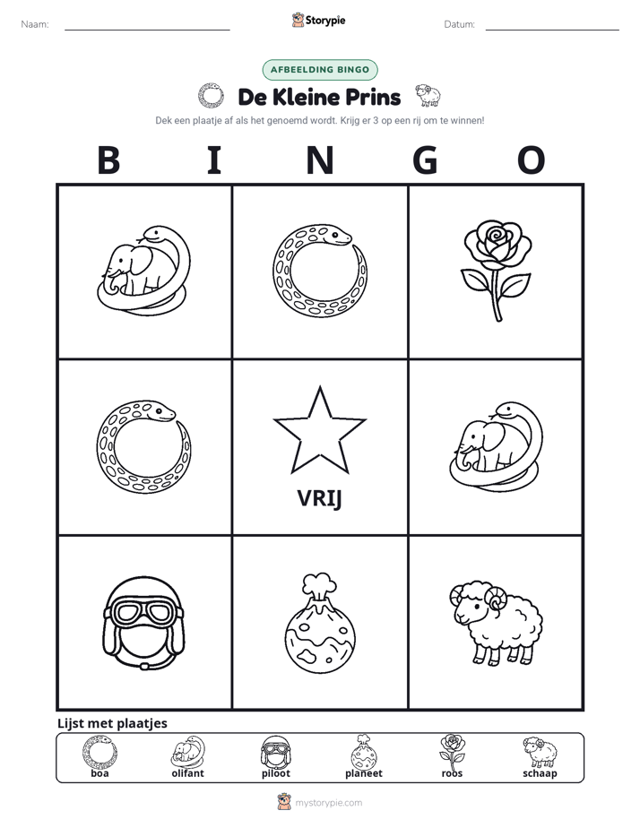 Afbeelding Bingo