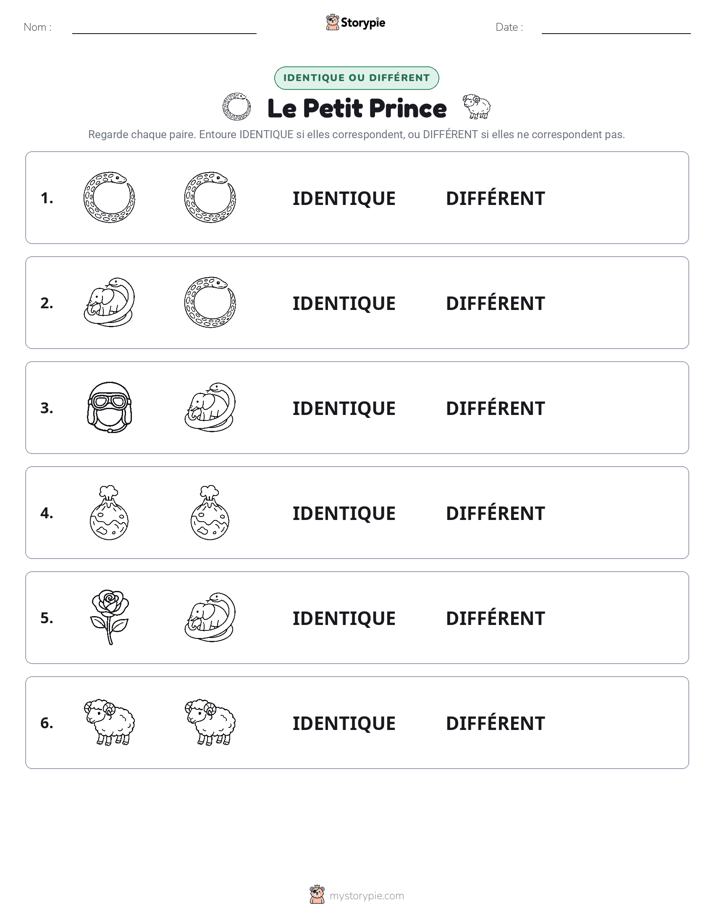 Identique ou Différent