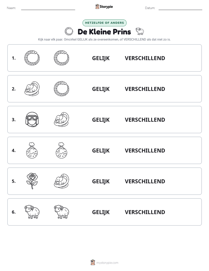 Zelfde of Verschillend