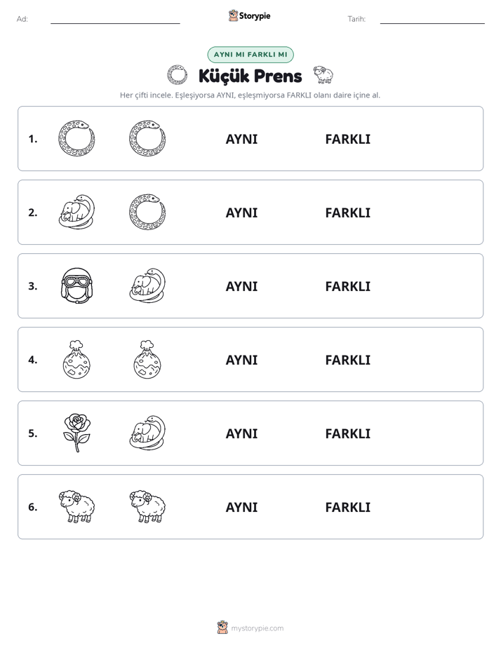 Aynı mı Farklı mı