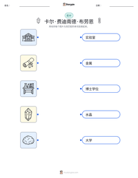 卡尔·费迪南德·布劳恩 可打印工作表预览