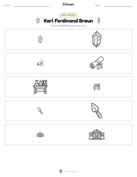 Karl Ferdinand Braun printable worksheet preview