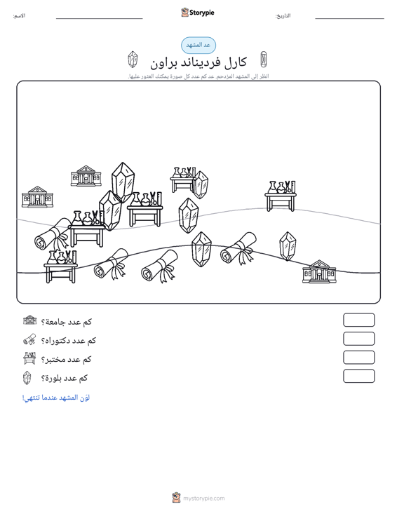 مشهد العد