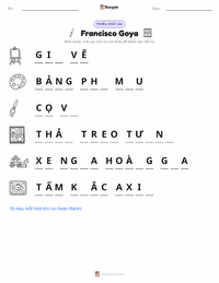 Xem trước tài liệu in sẵn Francisco Goya