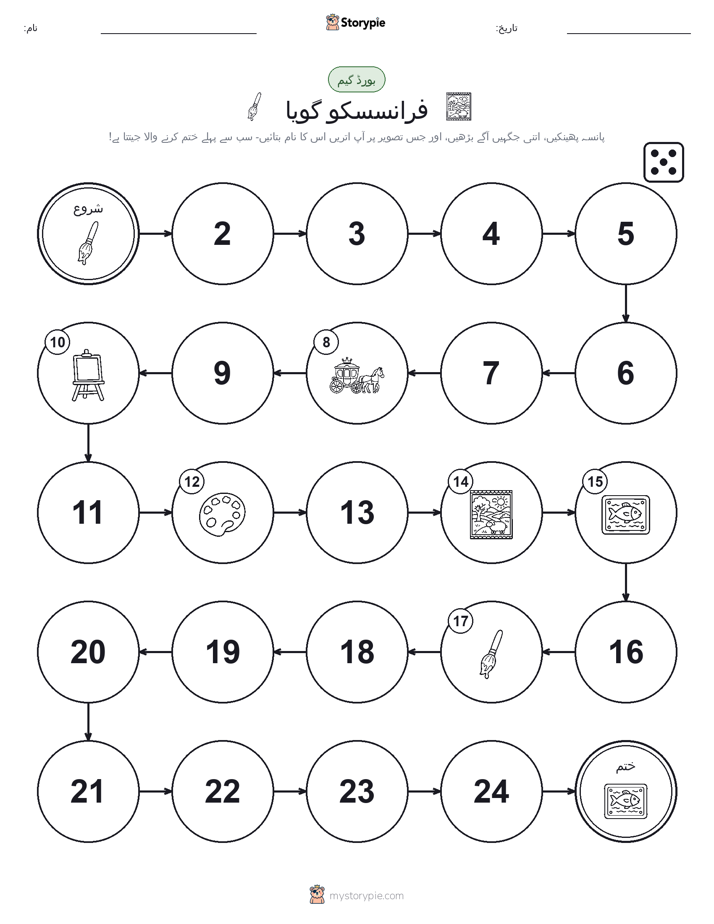 رول اور منتقل کریں کھیل