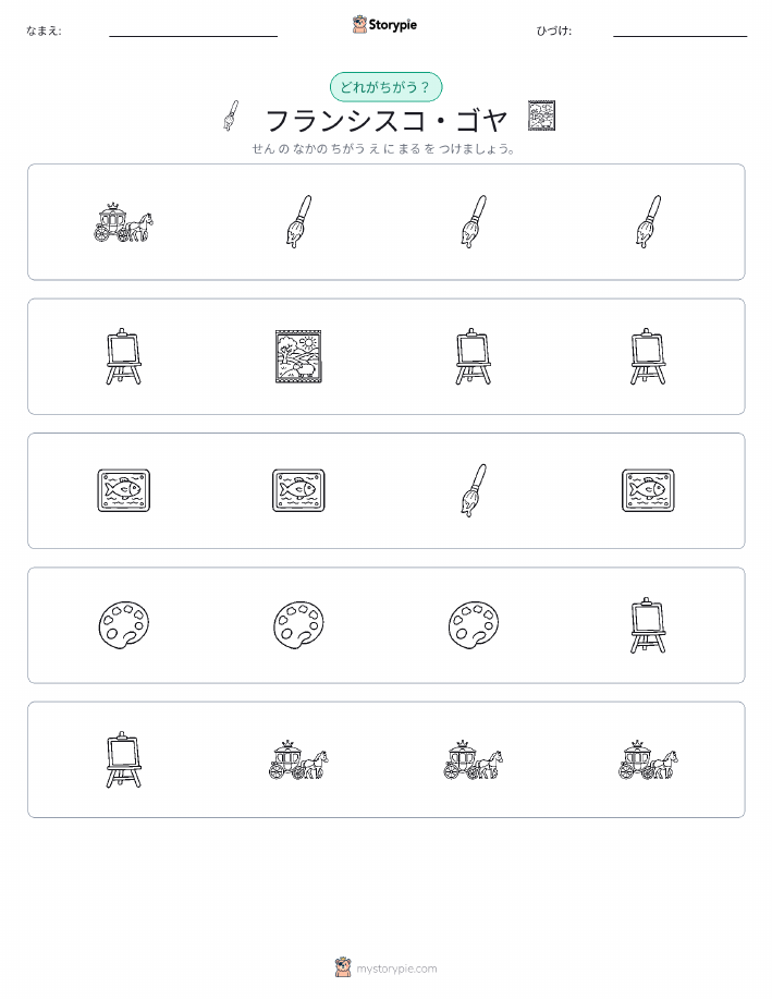 異なるものを見つけよう