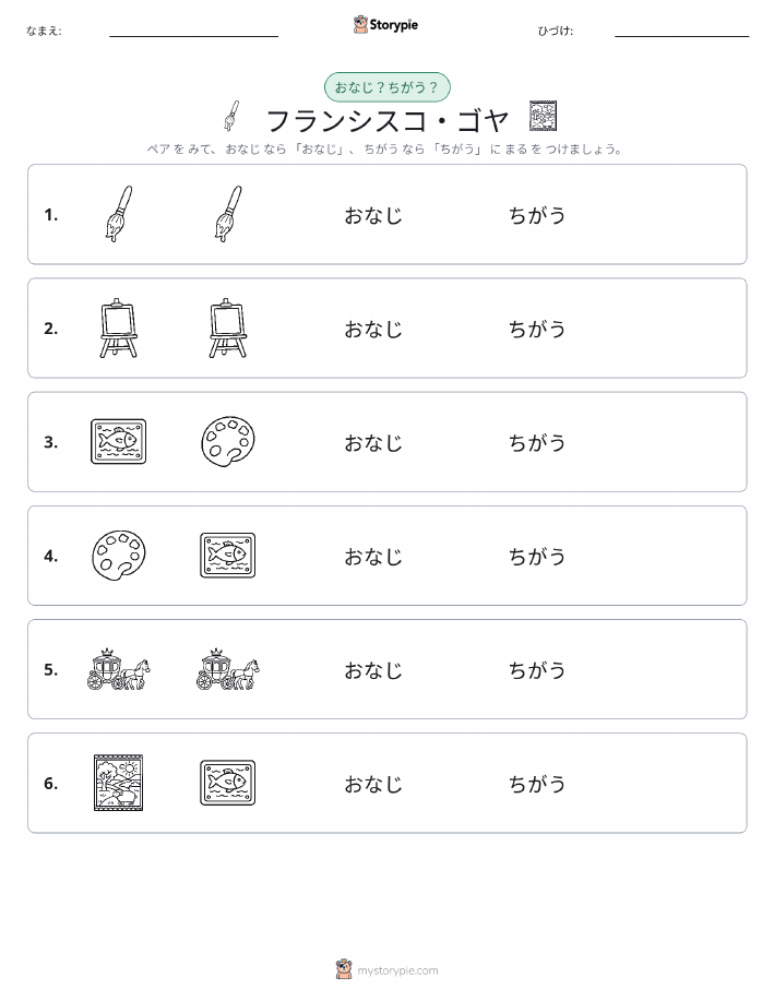 同じか違うか