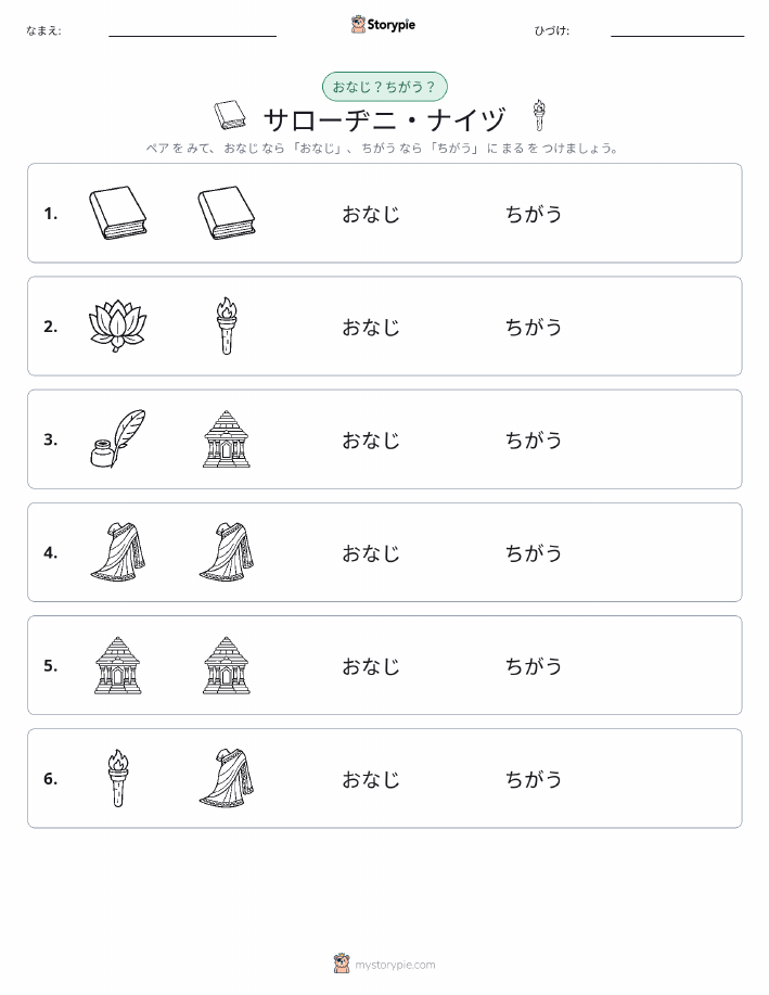 同じか違うか