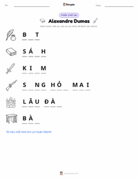 Xem trước tài liệu in sẵn Alexandre Dumas