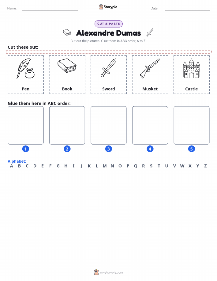 Cut & Paste Alphabet