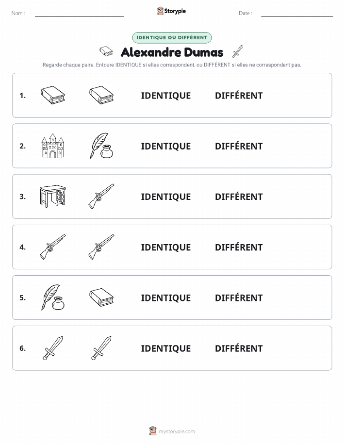 Identique ou Différent