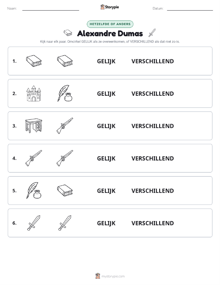 Zelfde of Verschillend