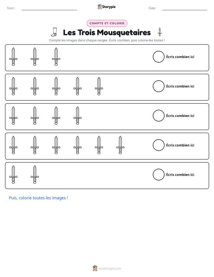 Compter & Colorier