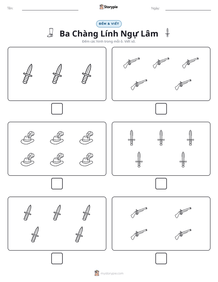 Đếm & Viết