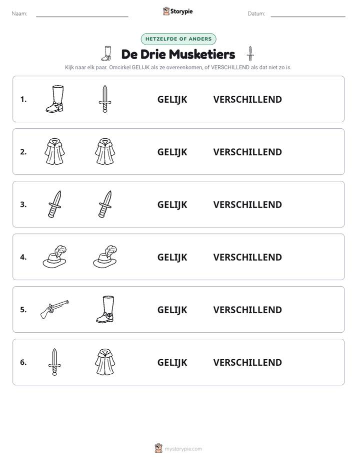 Zelfde of Verschillend