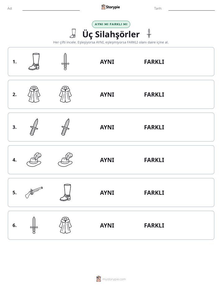 Aynı mı Farklı mı