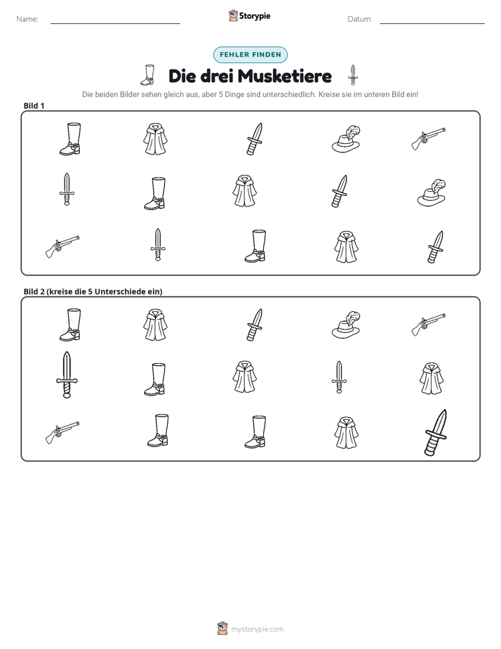 Finde den Unterschied