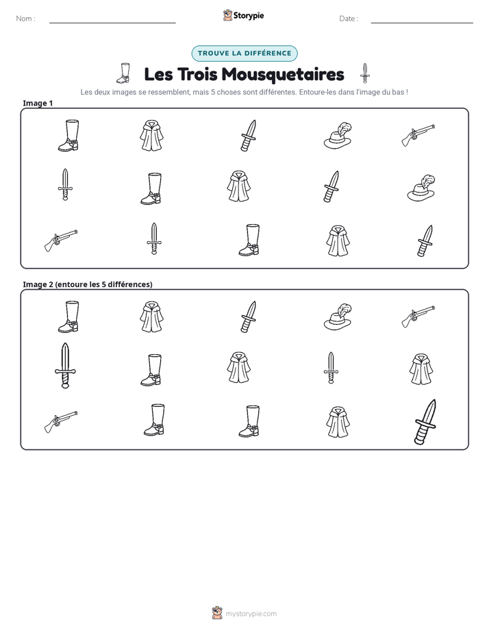 Trouvez les Différences