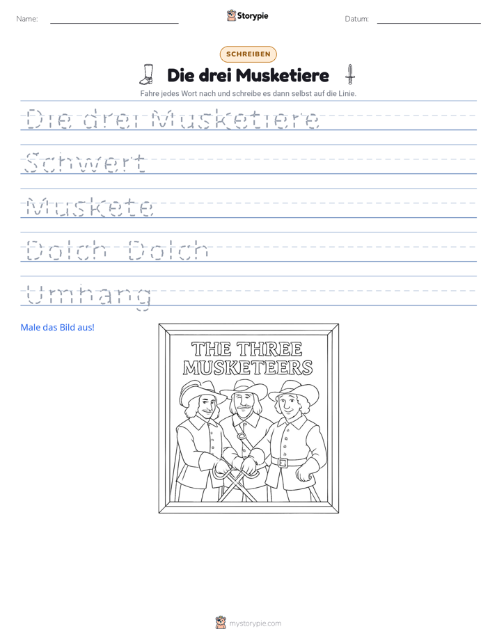 Schreibübung