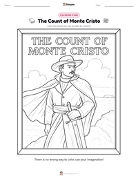 The Count of Monte Cristo printable worksheet preview
