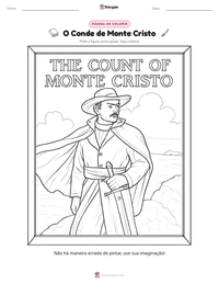 Prévia da folha de atividades imprimível O Conde de Monte Cristo