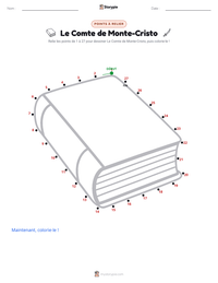 Aperçu de la feuille de travail imprimable Le Comte de Monte-Cristo