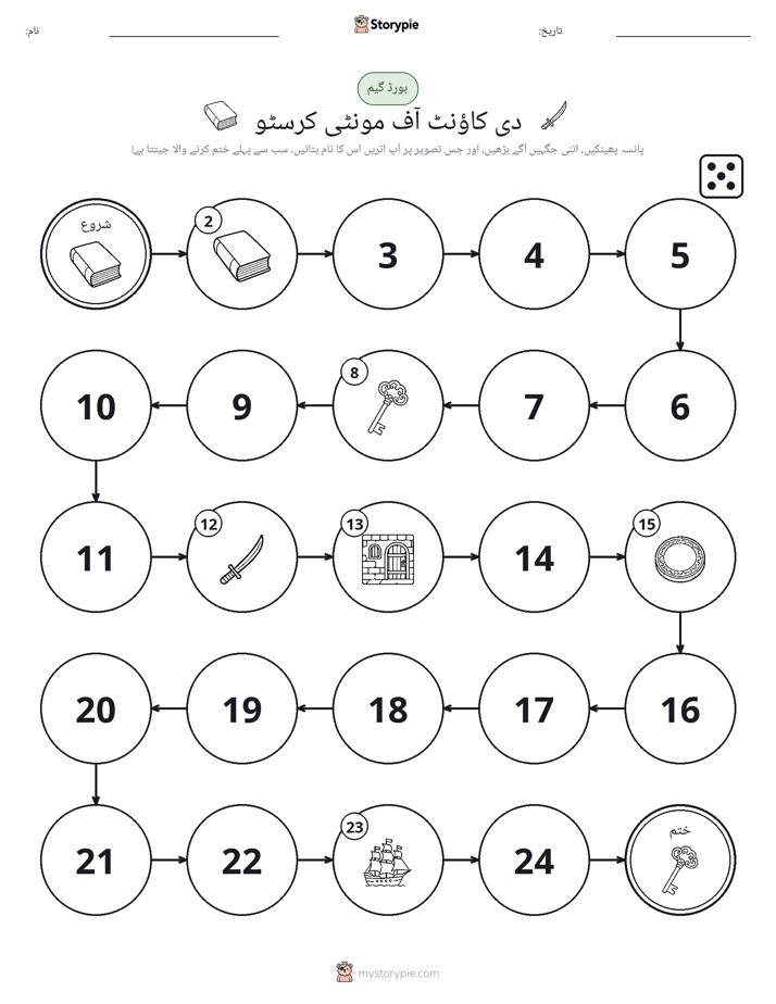 رول اور منتقل کریں کھیل