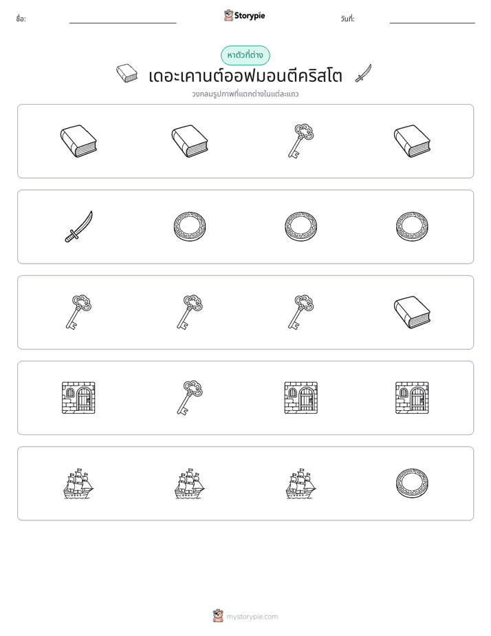 ตัวที่แตกต่าง