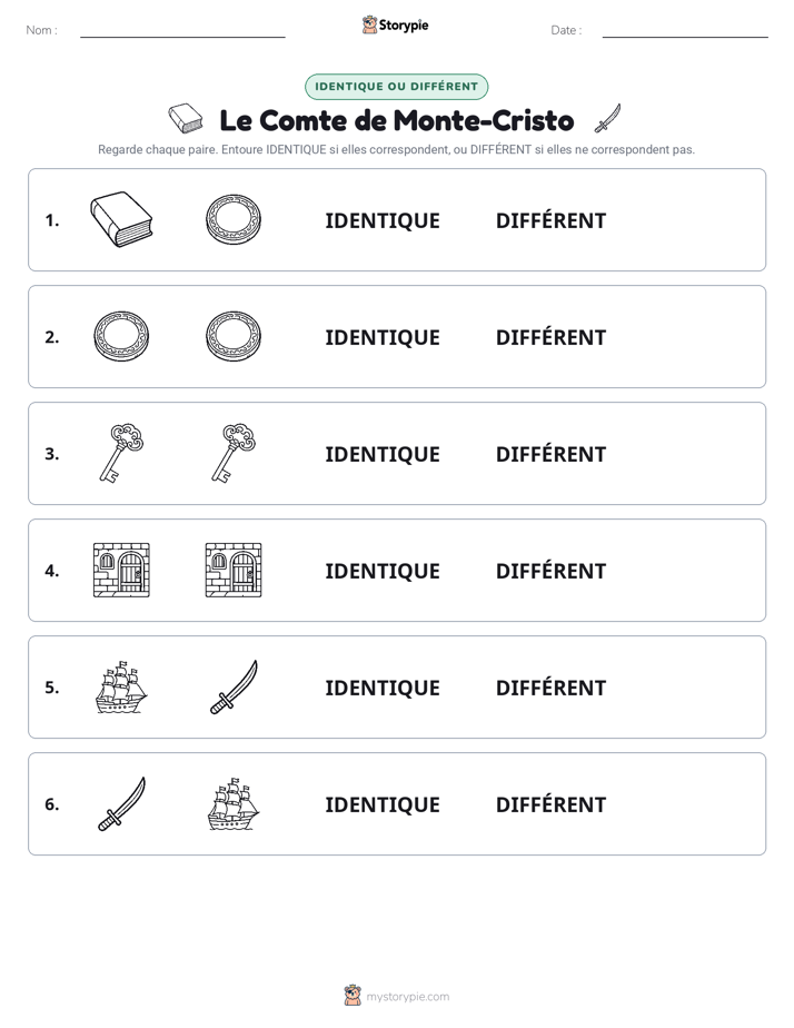 Identique ou Différent