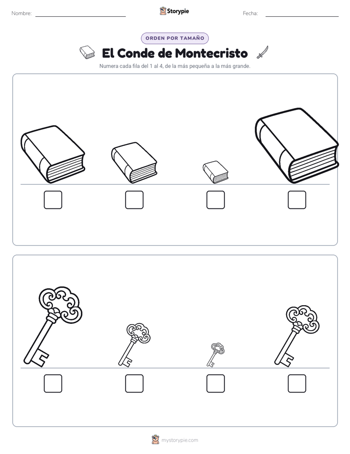 Orden de Tamaños