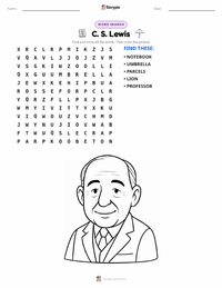 C. S. Lewis printable worksheet preview