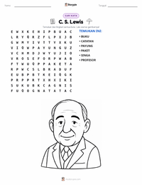 Prabaca lembar kerja cetak C. S. Lewis