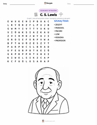 Podgląd drukowalnego arkusza ćwiczeń C. S. Lewis