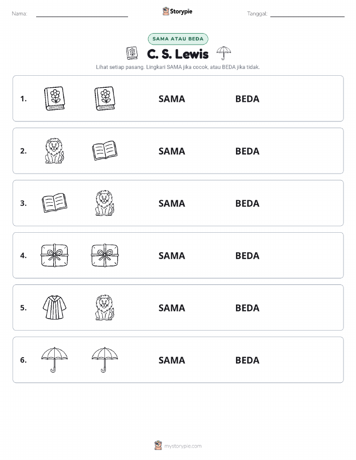 Sama atau Berbeda
