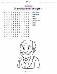 Santiago Ramón y Cajal printable worksheet preview