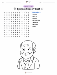 Aperçu de la feuille de travail imprimable Santiago Ramón y Cajal