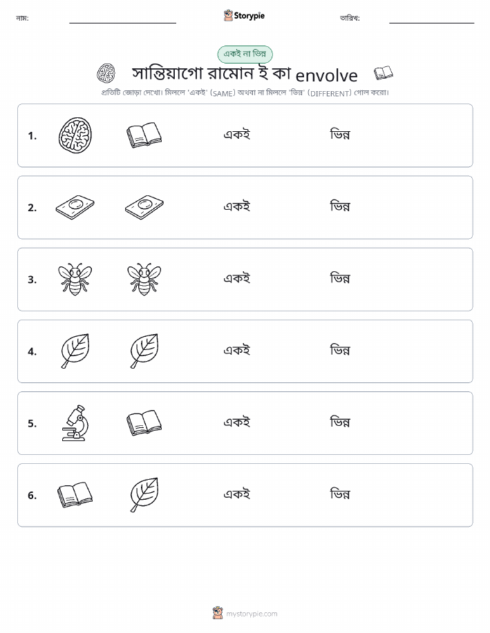 একই বা ভিন্ন