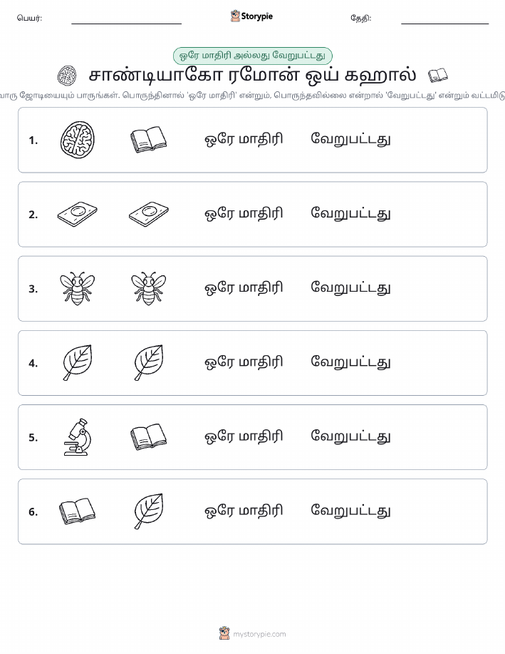 அதே அல்லது மாறுபட்டது